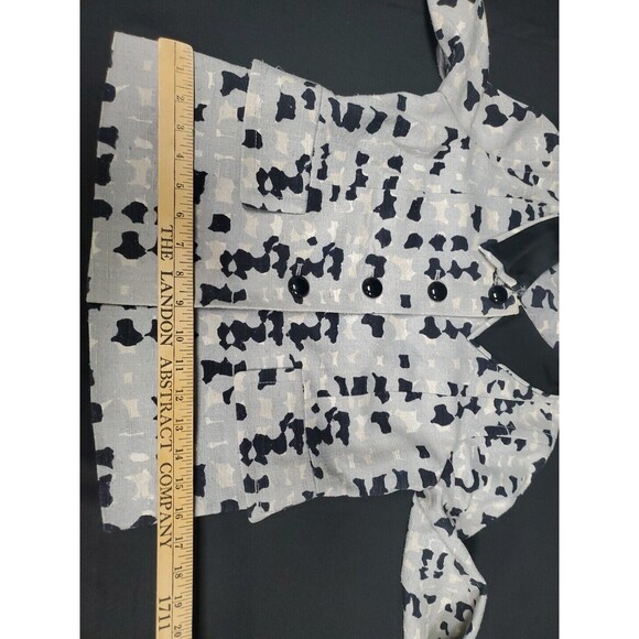 Marc Jacobs 100% Silk Woven Blazer Jacket Geometric Runway Print Size 2 - Picture 5 of 10